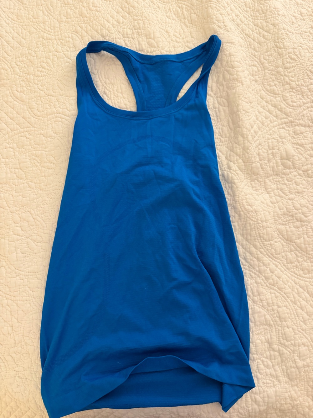 lululemon athletica Bright Blue Racerback Tank